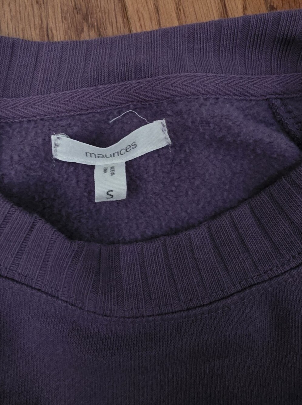 Maurices Men's Crewneck Sweater in Purple